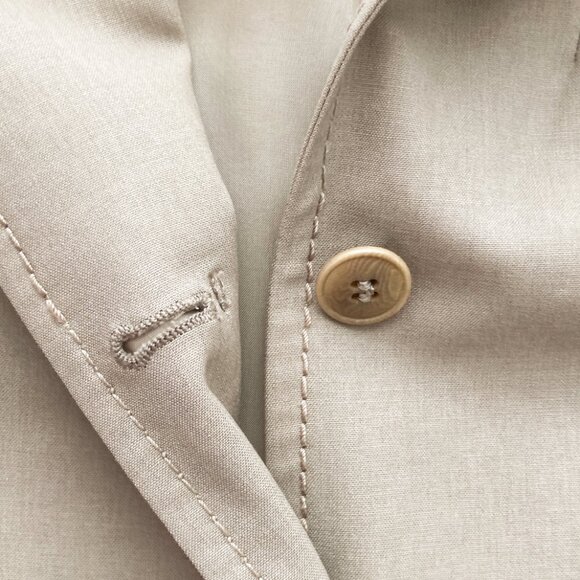 Marlowe Italy Wool Blazer Lined Hidden Buttons - Picture 7 of 13